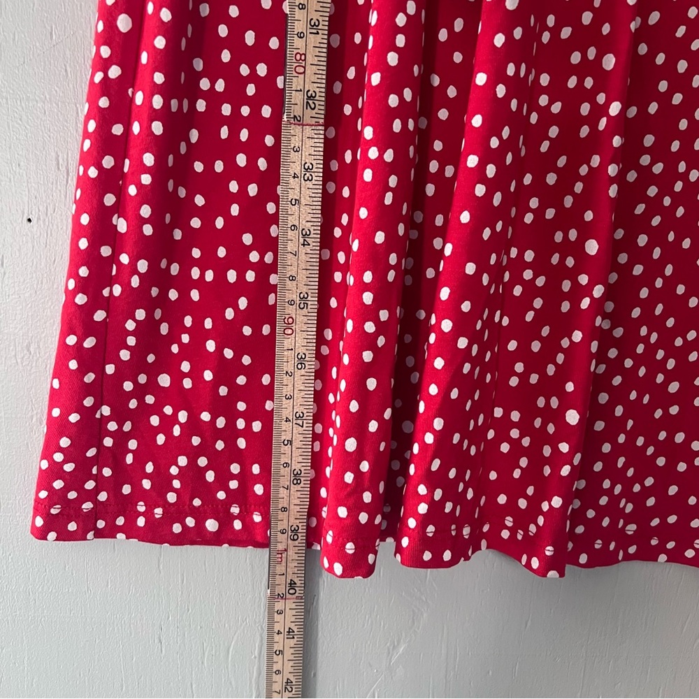 HOBBS Women’s Dress Darcie Red White Polk Dot Size 4 - Picture 3 of 9